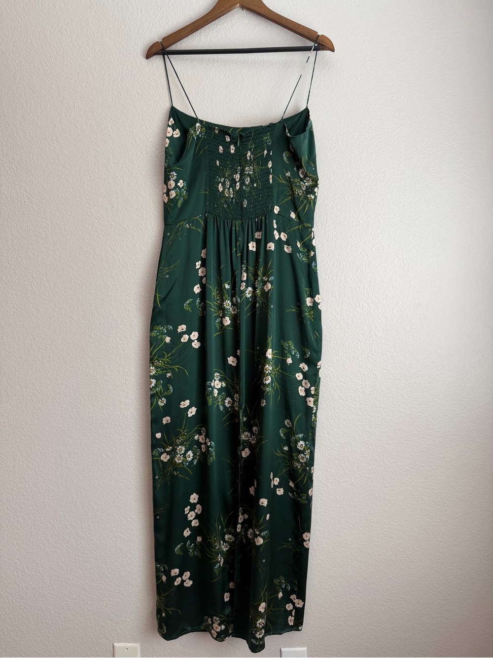 Reformation Frankie Silk Dress in Buena Size 12 - Picture 3 of 8